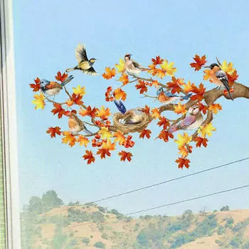 Статическая самоклеящаяся пленка для оконных наклеек, расходные материалы для домашнего декора, наклейки для витражей