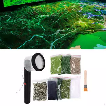 Статические аппликаторы для флокирования травы, мини-аппликаторы для машинной разметки газона Flock Static,