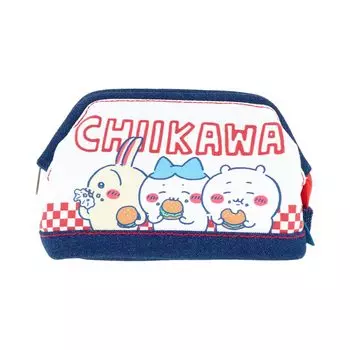 Stationery Chiikawa Pouch with S2333821 Sun-Star Wire, Hamburger,