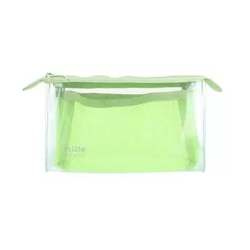 Stationery Clear Pouch Mitte Leaf Green S2334860 Sun-Star