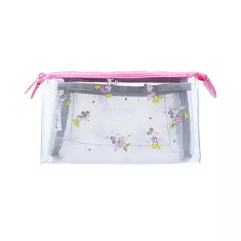 Stationery Disney Clear Pouch Mitte Mickey Mouse Minnie Mouse S2332612 Sun-Star &