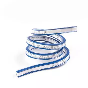 Stationery Drawing Tool Dividing Ruler Serpentine Ruler Flexible Curve Ruler Drafting Drawing Ruler 30cm