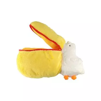 Stationery Holder Plush Zipper Pen Bag Desktop Storage Cartoon Pencil Pouch School розовый