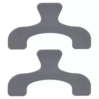 Stationery Ukanmuri Dark Set of N3623327 Sun-Star Clips, Fog, 2,