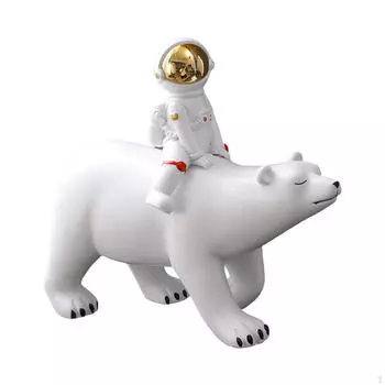 Статуэтка астронавта, настольная фигурка из смолы, фигурка космонавта, тема дня рождения D