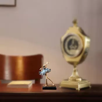 Статуэтка балерины, скульптура балерины из смолы, настольная художественная подарочная статуэтка для помещения Style A