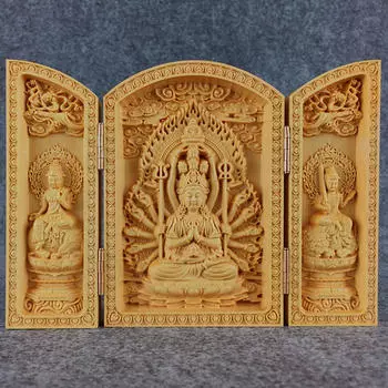 Статуэтка Бодхисаттвы, статуя Будды, украшение, ремесленные изделия, скульптура фэн-шуй, Авалокитешвара