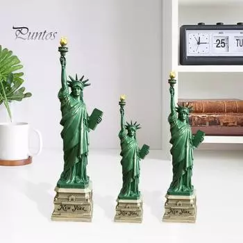 Статуэтка богини, настольная статуя Свободы, украшение из смолы, мини-стоячая статуя богини Свободы для столовой, гостиной S