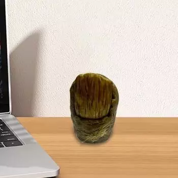 Статуэтка большого пальца ноги снежного человека, устойчивая к погодным условиям, реалистичная статуя из смолы в виде гигантского пальца ноги, скульптура для дома, офиса, дома, улицы, сада, вечеринки, украшения темно-коричневого