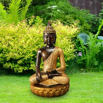 Статуэтка Будды в Таиланде, сидячая скульптура, тайская статуя искусства, для прикроватных тумбочек