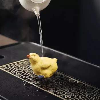 Статуэтка чайного питомца, украшение, статуэтка животного, коллекционная мини-скульптура для украшения полки стола Large