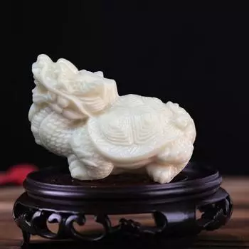 Статуэтка для чайной церемонии в виде черепахи-дракона, ручной работы, для домашнего декора A