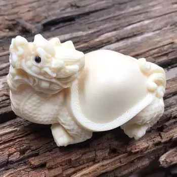 Статуэтка для чайной церемонии в виде черепахи-дракона, ручной работы, для домашнего декора A