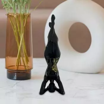 Статуэтка для йоги Yousheng, статуэтка из смолы, фигурка для дзен-йоги, домашний декор для рабочего стола, украшение для позы йоги для комнаты для медитации, комната для занятий йогой, подарок любителям йоги B