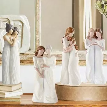 Статуэтка «Дружба для девочек», настольная фигурка, подарки от сестер, идеи для лучших подруг, резиновая фигурка сестры, подарок ручной работы