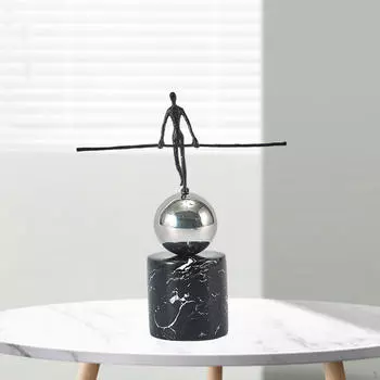 Статуэтка-фигурка, декоративная статуэтка, современная скульптура, настольное украшение для прихожей, кабинета, гостиной