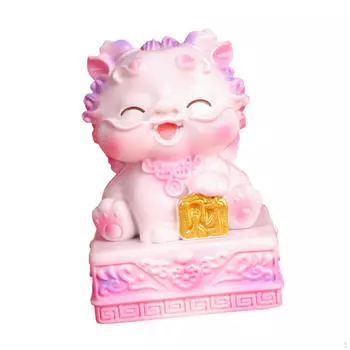 Статуэтка из нефритовой печати Пи Яо для украшения стола в стиле фэншуй Yellow B