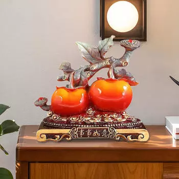 Статуэтка из смолы хурмы, украшение фэн-шуй, подарок на новоселье, благословение, скульптура для дома