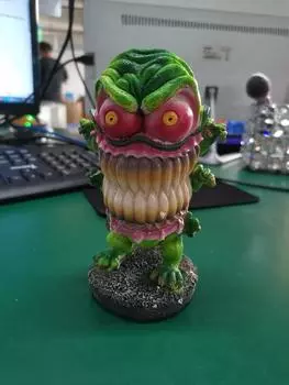 Статуэтка из смолы, ужасы, украшения на Хэллоуин для домашней вечеринки во дворе, декабрь Camouflage,Colorful,White