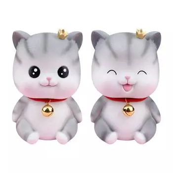 Статуэтка-копилка для кошек, копилка, контейнер для сбора денег, фигурка для рабочего стола, украшения гостиной, спальни, подарка на день рождения