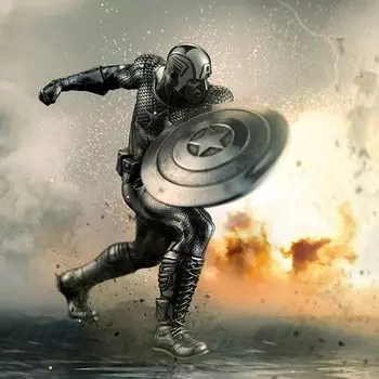 Статуэтка Marvel ROYAL SELANGOR America First Капитан Мститель