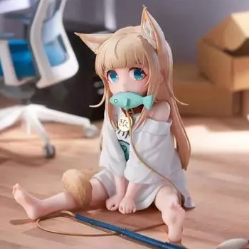 Статуэтка Моя милая кошечка Кинако/Uchi no Neko 14CM коричневый