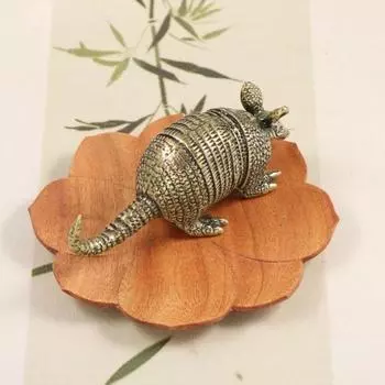 Статуэтка опоссума из латуни Yousheng, винтажная металлическая модель животного, статуэтка, скульптура, настольное украшение для рабочего стола в стиле фэн-шуй бронзовый