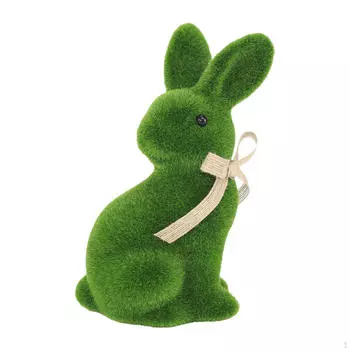 Статуэтка пасхального кролика, скульптура животного, творческое искусство, украшение, статуя для праздников, гостиная Style A