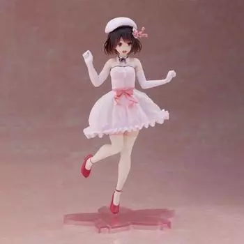 Статуэтка ручной работы Сакура в платье Като Мегуми в качестве украшения для рабочего стола или корпуса компьютера из аниме Saekano: Как воспитать скучную девушку 18 cm