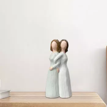 Статуэтки для сестер, подарок лучшей подруге, скульптура для членов семьи, домашний декор, статуэтка для друзей навсегда