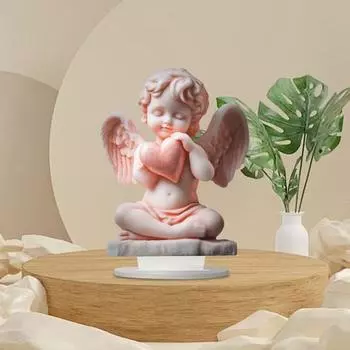 Статуя ангела-купидона 2D плоская акриловая фигурка херувима настольный орнамент ангела с A