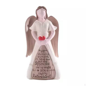 Статуя Ангела на пенсии, центральный элемент стола, коллекция подарков для пенсионеров, столешница для домашнего интерьера