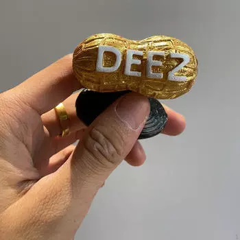 Статуя арахиса, современная фигурка, поделки из смолы, забавный домашний декор, скульптура из ореха для книжной полки, жизнь