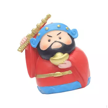 Статуя Бога Богатства, настольное украшение, миниатюрная фигурка для стола, шкафа, гостиной, весны Style E