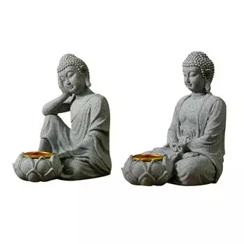 Статуя Будды, держатель для благовоний, подставка для благовоний, центральный элемент коллекции, благовония Дзен