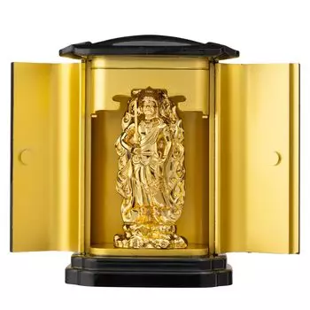 Статуя Будды Fudo Myoo gold PC Zushi включена в буддийский Keiaki Watanabe в год знаков зодиака Зодиакальный страж основное изображение Такаока медная посуда