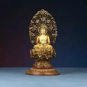 Статуя Будды Хуаянь Саньшэн Манджушри Бодхисаттвы Шакьямуни