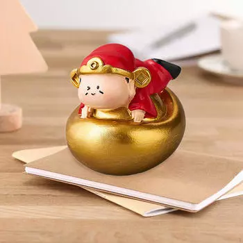 Статуя Caishen, украшение для стола, центральные элементы для новоселья, для внутреннего и наружного использования, стол для гостиной