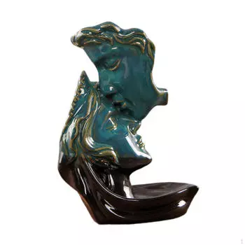 Статуя человеческого лица, держатель для курильницы, коллекционная абстрактная фигурка персонажа, художественная скульптура