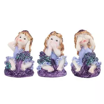 Статуя цветочной феи из смолы, многофункциональное украшение для ландшафта, наружное украшение для сада Type 1