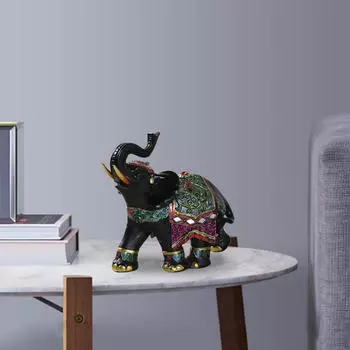 Статуя, фигурки из смолы, ремесла, скульптуры, орнамент 14x6x15cm_Left