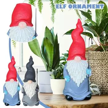 Статуя гнома 20,47 дюйма, декоративная статуэтка садового гнома и декоративное украшение - забавные садовые гномы для декора на открытом воздухе или дома! One Size