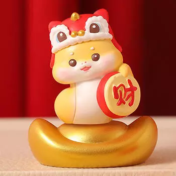 Статуя года Коллекция скульптур животных Подарок на день рождения Декоративная фигурка Украшение для стола Style A