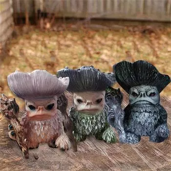 Статуя гриба, статуя из смолы, статуя урода, украшение для дома и сада