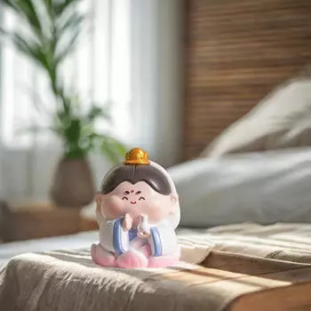 Статуя Гуань Инь, настольное украшение, декоративная фигурка для книжной полки в офисе отеля