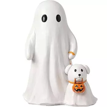 Статуя Гуляющей Собаки на Хэллоуин, Милые Фигурки Привидений, Хэллоуинский Стол One Size