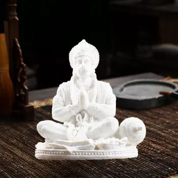 Статуя Ханумана из смолы, украшение для камина, новинка, письменный стол, книжная полка, декоративная коллекция, Юго-Восточная Азия