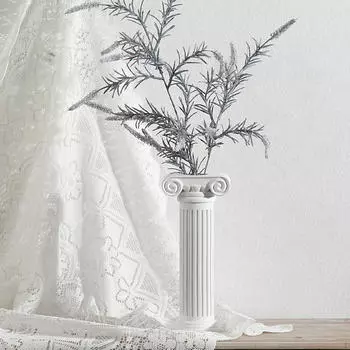 Статуя из смолы, греческая колонна, ваза для цветов, минималистский декор стола, римская колонна, подставка для растений, горшок для