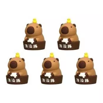 Статуя капибары Мультяшная скульптура капибары Подарки для друзей Дети (ванна)