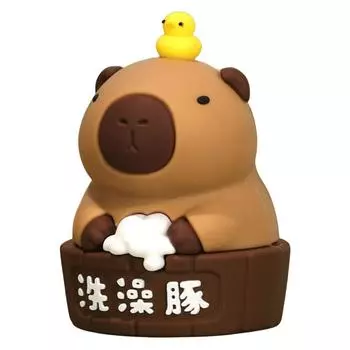 - Статуя капибары Мультяшная скульптура капибары Подарки для друзей Дети (ванна)